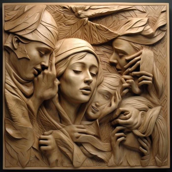 نموذج ثلاثي الأبعاد لآلة CNC 3D Art 